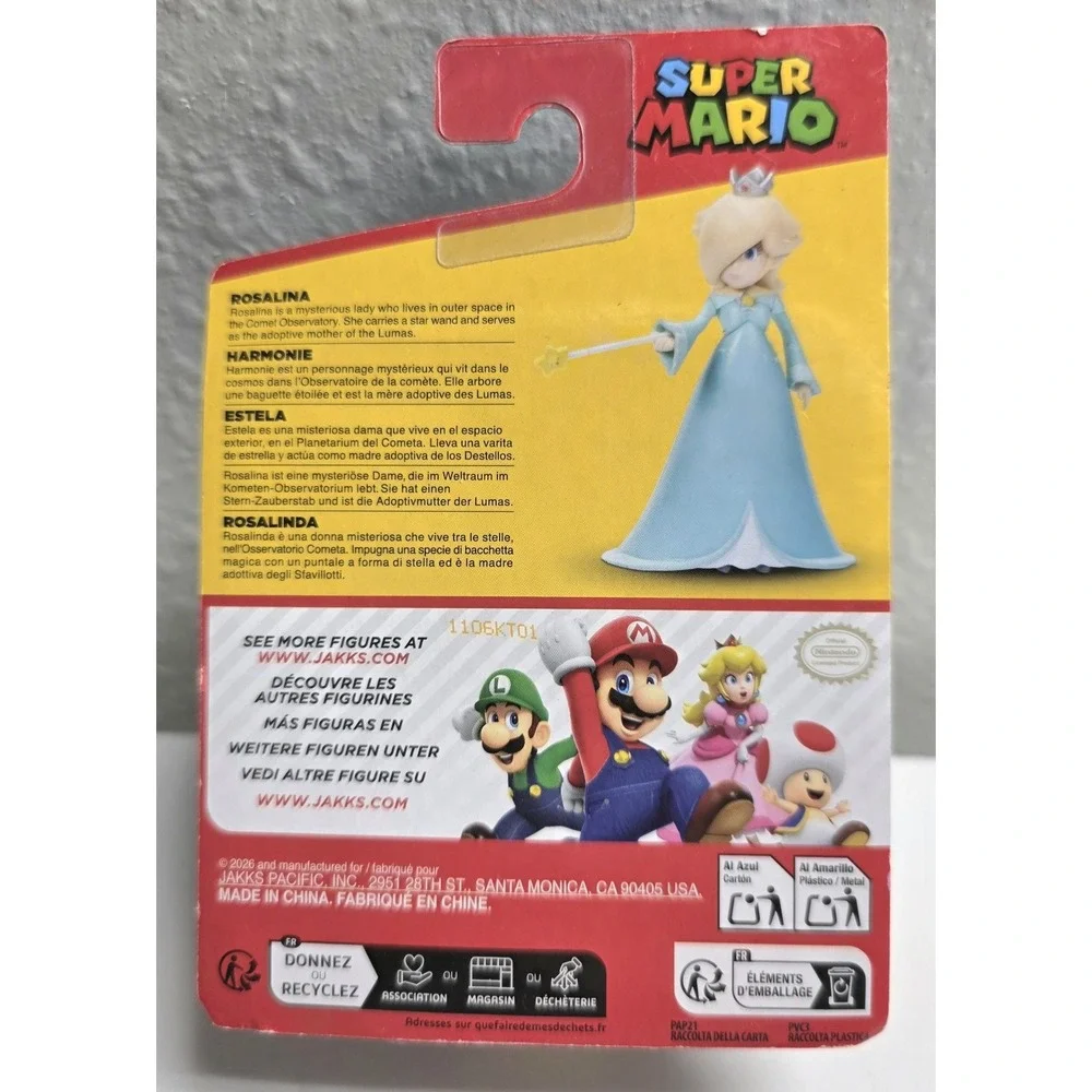 Rosalina Super Mario Nintendo Jakks Pacific 2.5